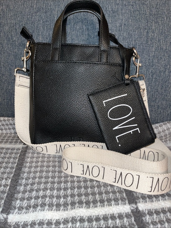 Rae Dunn Handbags - Rae Dunn Mini Tote Crossbody Bag with removable shoulder Strap and wallet